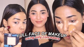 EVERYDAY MAKEUP ROUTINE USING ONLY CONCEALERS | Maybelline Instant Age Rewind Eraser  Concealer by Kareena Malik 59,118 views 8 months ago 6 minutes, 59 seconds