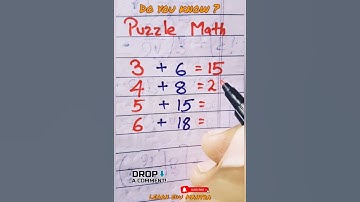 Puzzle math tricks #reels #maths #puzzle #viral #new #shorts#genius #reasoning#braintest #mathtricks