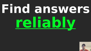 How I Quickly Find Answers to Problems and Research New Things