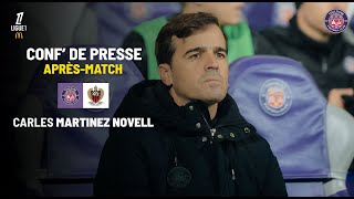La Conférence De Presse De C.martinez Novell Après Téfécé - Nice, 18E Journée De Ligue 1 Mcdonalds