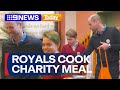 Prince William and Prince George aid the homeless | 9 News Australia