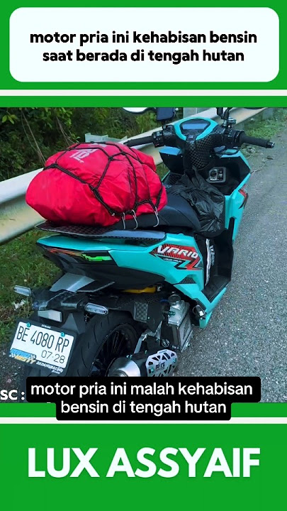 THIS MAN'S MOTORCYCLE RUN OUT OF GASOLINE IN THE MIDDLE OF THE FOREST #shorts