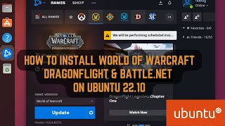 Installing WoW Dragonflight & WOTLK on Ubuntu 22.10 includes Battle.net screenshot 2