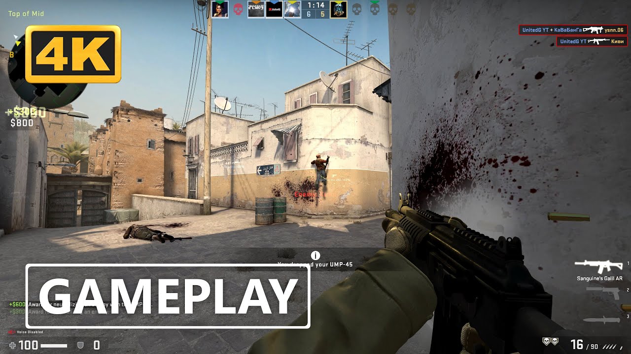 CS:GO Gameplay 4K (No Commentary) - YouTube