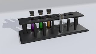 Blender: Modeling a Test Tube Stand