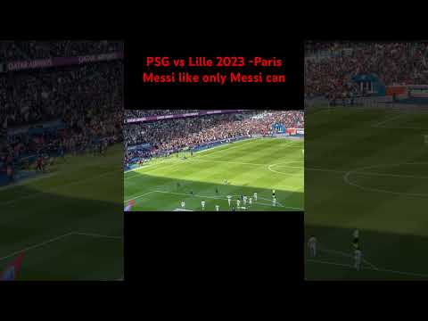 Messi S Incredible Game Winning Shot PSG Vs Lille Feb 2023 Paris Football Messi PSG Soccer