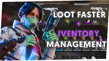 How to loot faster and prioritize your loot/inventory in Apex Legends - Inventory management tips