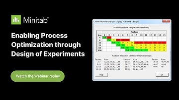 Enabling Process Optimization through Design of Experiments