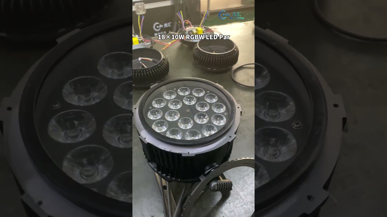 18×10W RGBW LED Par — Powerful Outdoor Color Wash 💧🌈