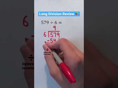 Long Division Review