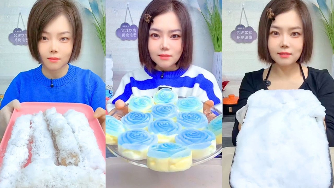 Homemade Traditional Chinese Ice Eating Show #89