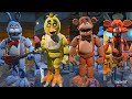 Five Nights at Freddy&#39;s Animatronics &amp; M3GAN | Universal Studios Hollywood | FNAF HHN 2023