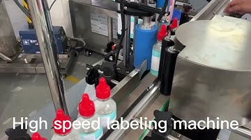 High Speed Labeling Machine , Automatic Can Body Labeling Machine , Bottle Body Labeler Equipment