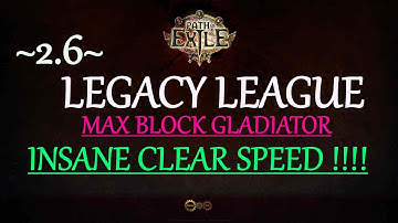 ~2.6~ LEGACY ~XOPH~ //MAX BLOCK// GLADIATOR BREACH lord  INSANE clear speed