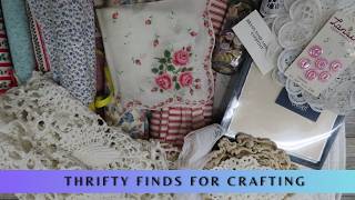 Recent Thrifty Finds for Crafting