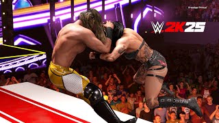 WWE 2K25 - Seth Rollins Vs Rhea Ripley I Ambulance Match I FULL GAMEPLAY (PS5)
