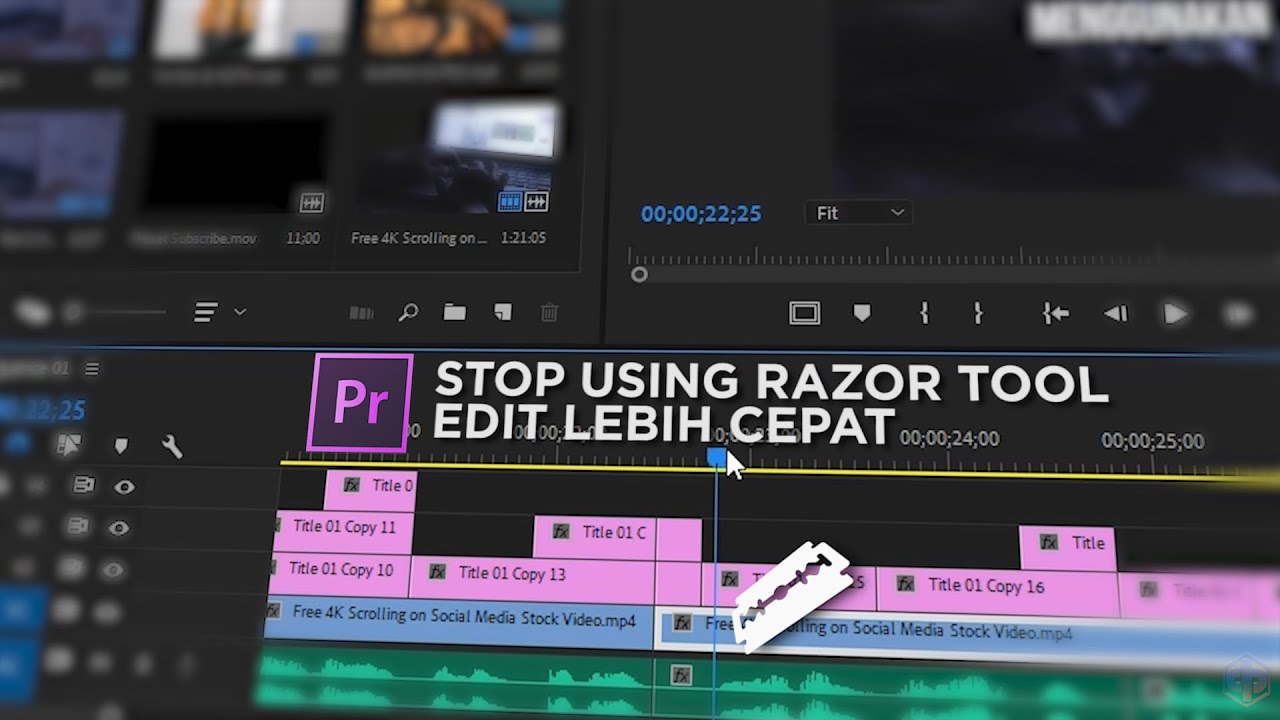 Cara Cepat Memotong Video Project | Tips & Trick Premiere Pro
