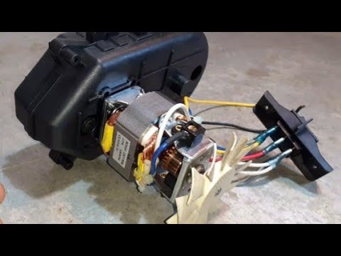 Не работает электрическая мясорубка,не крутит двигатель.repair of an electric meat grinder.