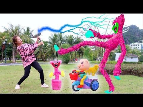 Video Huệ Cake và búa thor chiến thắng Huggy Wuggy. Review... - youtube