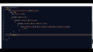 Number of Unequal Triplets in Array || Leetcode contest problem 1