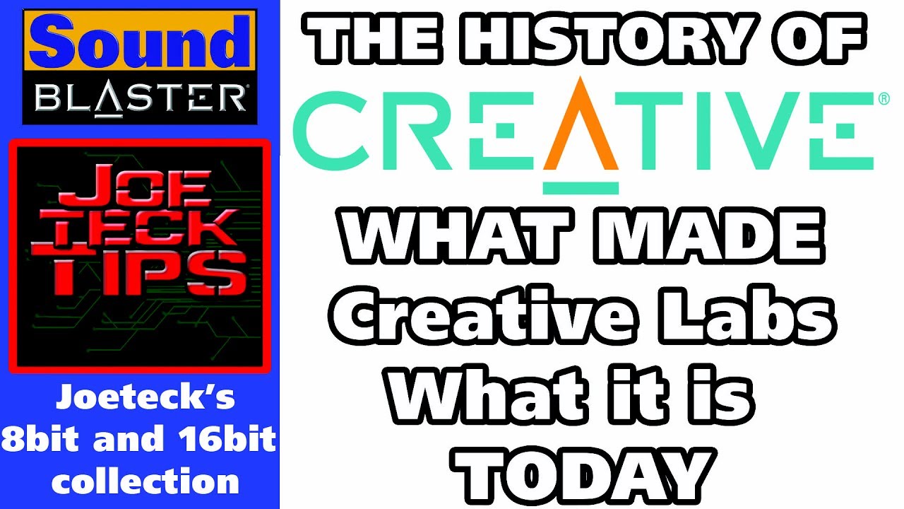 The History of Creative Labs | 8Bit/16bit Sound card collection