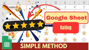 Google sheet Star Ratings - Easy Step-by-Step Tutorial