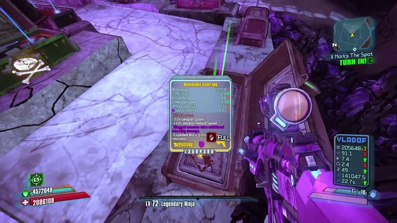 borderlands 2 captain scarlett treasure room drops