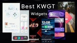 Top 10 Best KWGT Widget Packs 2021 | Kustom Widget Pack | Home Screen Customization screenshot 4