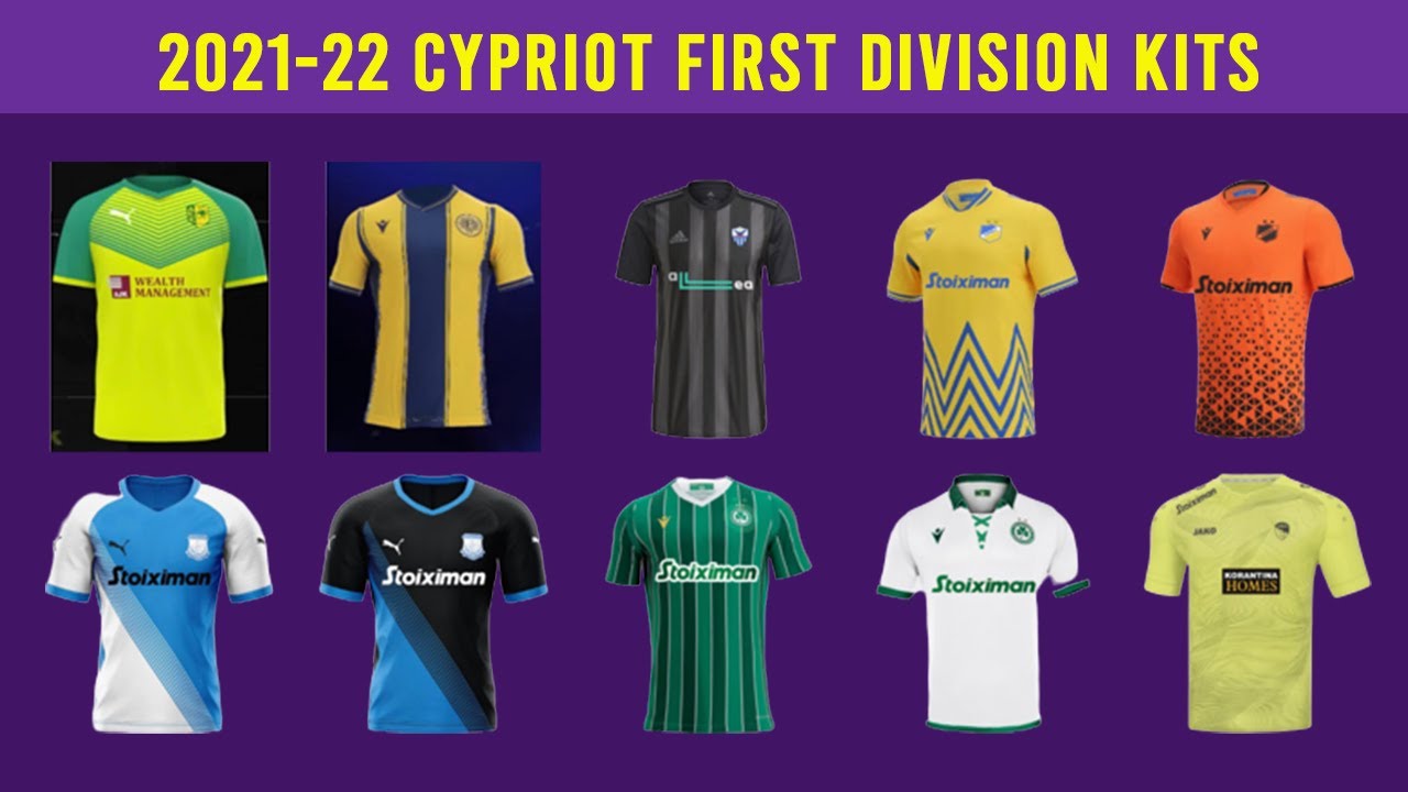 202122 Cypriot First Division Kit Overview YouTube
