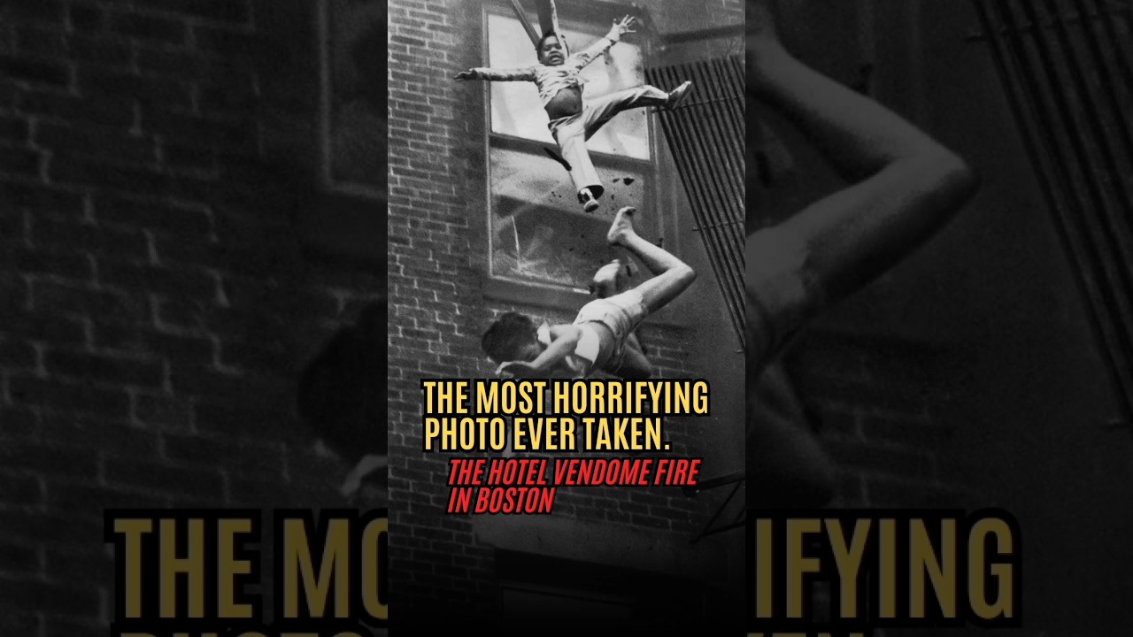The most horrifying photo ever taken, The Hotel Vendome Fire in Boston 1972 