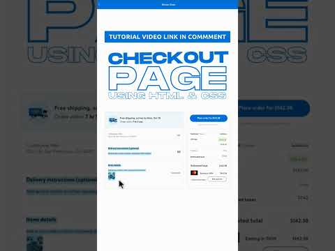 Responsive Checkout Page