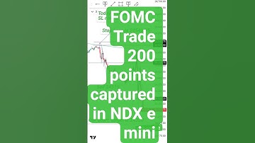 ✅ Fed Rate Cut Sparks 200+ Point Nasdaq Fall | E-mini 100 Futures Trade  #trading #fomc #nasdaq