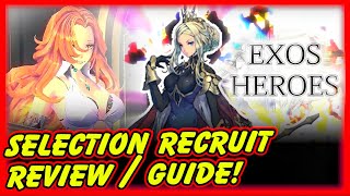 Exos Heroes Selection Recruit Review / Guide! Lets do Unlimited Free Summons! Best Heroes Tips screenshot 4