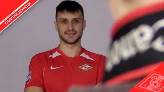 Гончаров и Давыдов примерили футболки  Спартак-Донецк и обратились к болельщикам!