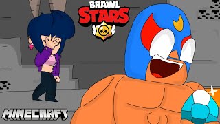 EL PRIMO & BIBI IN MINECRAFT #2 - Brawl Stars + Minecraft animation Resimi