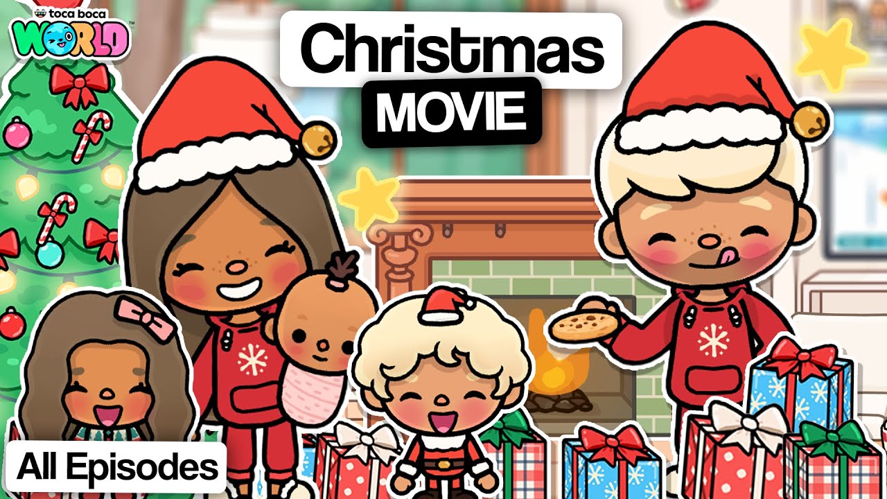 THE CHRISTMAS MOVIE!🎄(1 HOUR OF FAMILY ROLEPLAYS) | Toca Life World Family Roleplays 🌍