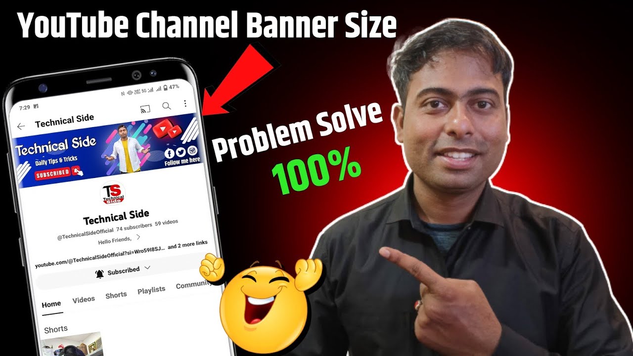 Youtube Channel Banner Size For Mobile