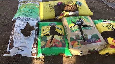 Difference between garden soil, raised bed soil, potting soil, top soil, seed starting mix.