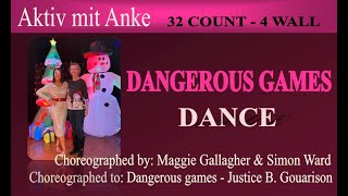 Dangerous games - Maggie Gallagher \u0026 Simon Ward - line dance - dance by Anke  and more