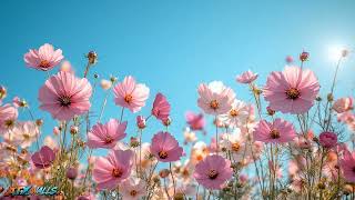 Cosmos Flowers Blooming | 4K Ultra HD Animated Live Wallpaper