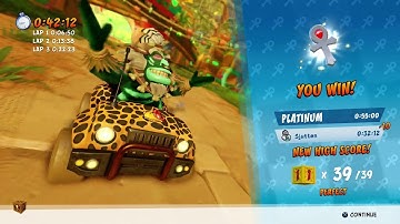 CTR Nitro Fueled - Jungle Boogie - Platinum Relic (All Boxes)