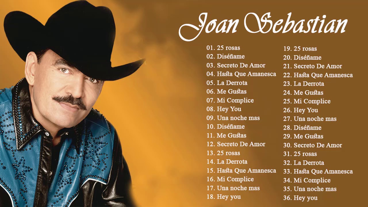 JOAN SEBASTIAN 30 GRANDES EXITOS INOLVIDABLES JOAN SEBASTIAN ÉXITOS SUS