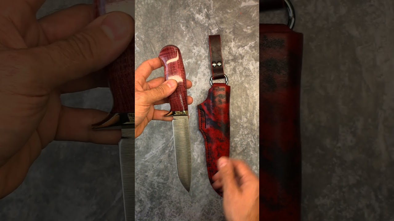 Большой мощный Elmax/ custom fixed blade knife 