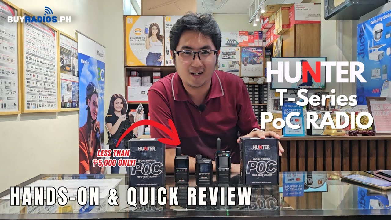 Introducing Hunter T-Series Radio - Ang PoC Radio na pang masa!