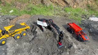 Buluşma Meet 02.11.2025 Hidromek H4 500 Ekskavatör Volvo A40G Rc Uzaktan Kumanda Kaya Kamyon