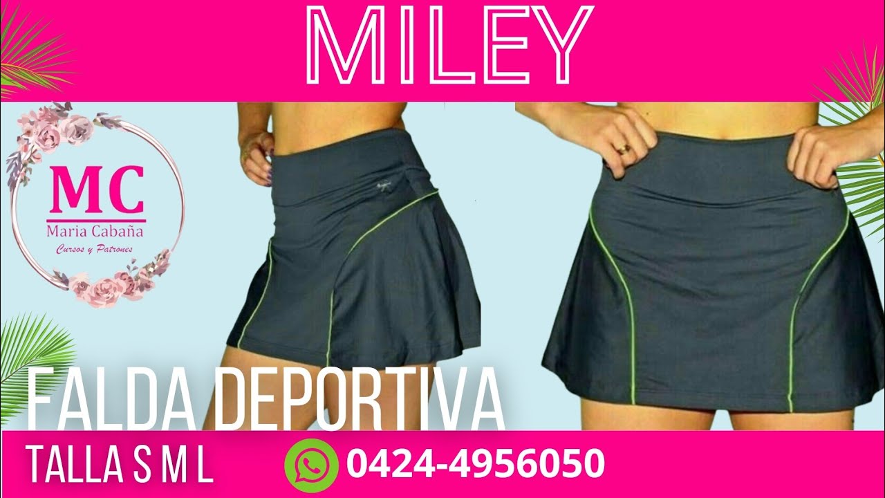 CONFECCIÓN FALDA DEPORTIVA MILEY❤️Venta del patrón por WhatsApp al 0424-4956050