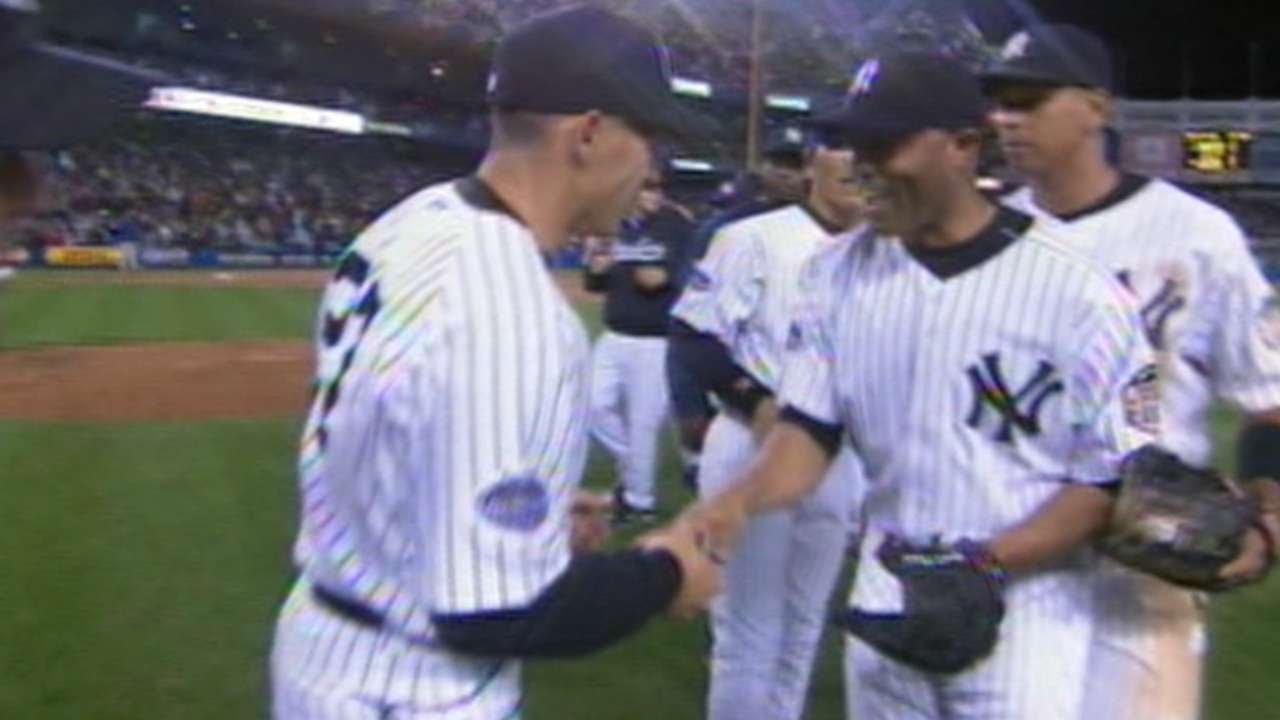 1998 WS Gm4: Rivera saves Game 4, Yankees win World Series 