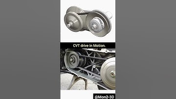 CVT drive in Motion  #Mechanism #Mechanism #mechanism #solidworks #3ddesign #cad #shorts
