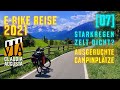 [07] E-Bike Urlaub 2021 | Via Claudia Augusta | Reschensee nach Meran | hält das Zelt dicht?