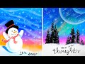 أغنية 12 Awesome Drawing Tricks For Christmas || Tutorial Drawing